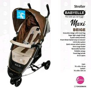 stroller with large basket