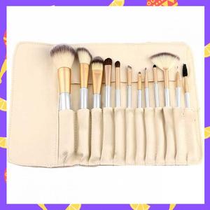 Foto Produk Kuas Make Up / Brush Make Up Set / Alat Make Up ( 12 - 24 Pcs ) - Champagne Gold, 12 pcs dari emtwo