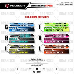 Jual Stiker Frame Polygon Siskiu D 