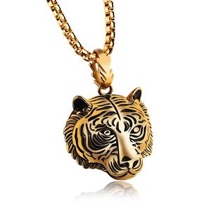 Jual Men's Punk Gold Black Tiger 