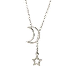 Jual Fashion Hollow Star Moon Pendant 