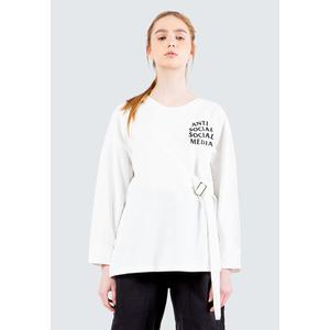 Foto Produk Colorbox Long Sweatshirt With Buckle I-Tlkfct120E003 White - White, S dari Colorbox Indonesia