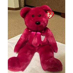 Jual TY Beanie Buddy VALENTINA Bear 