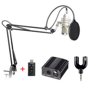 Foto Produk TaffSTUDIO BM-800 Paket Smule Condenser Microphone + Scissor Arm Stand dari Taffware Official Store
