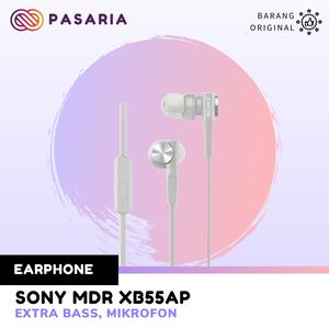 Jual Earphone Sony MDR XB55AP White 