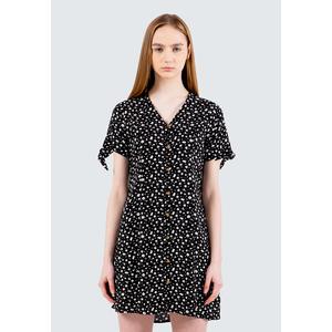 Foto Produk Colorbox Floral V-Neck Short Dress I:Diwkey120E038 Black - Black, S dari Colorbox Indonesia