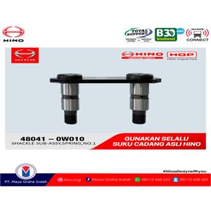 Foto Produk SHACKLE SUB-ASSY,SPRING,NO.1 / 48041-0W010 dari mayagrahaindahofficial
