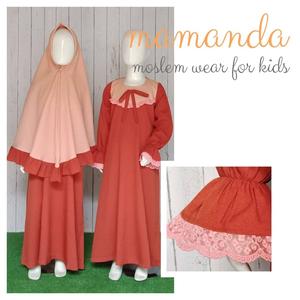 Foto Produk Gamis Anak Terracotta Saleha Series by Mamanda - S dari kedai berkah