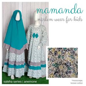 Foto Produk Gamis Anak Anemone Saleha Series by Mamanda - XS dari kedai berkah