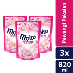 Foto Produk Molto Pewangi Pink 820Ml isi 3 dari Justic Groceries