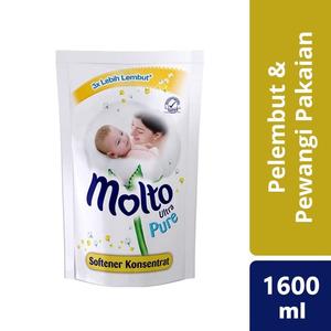 Foto Produk Molto Pelembut & Pewangi Pakaian Pure 1600 Ml dari Justic Groceries