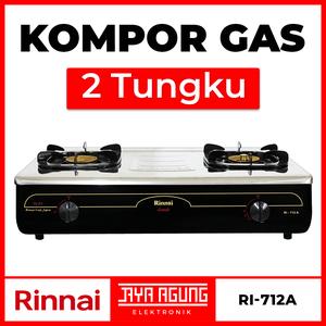 Jual Kompor Gas 2 Tungku Rinnai Ri 712a Ri 712 A Ri712a Api Besar Kota Bandung Jaya Agung Elektronik Tokopedia