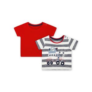 Foto Produk Mothercare road trip t-shirts - 2 pack NAVY - 3-6 months dari Mothercare Official Shop