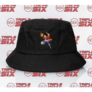 Jual Topi Bucket Anime Luffy Straw Hat 