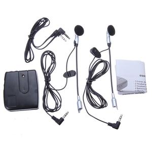 Helmet Intercom Set 2 Headsets MP3 