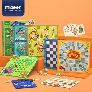 Foto Produk Mideer 32 in 1 Classic Games mainan uler tangga catur ludo chess dari mainan anak | cuddlez