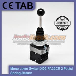 Commutateur Joystick XD2-PA22CR 2 Positions 2NO - Interrupteur Momentané Industriel