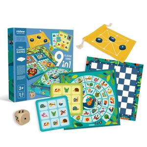 Foto Produk Mideer 9 in 1 Classic Games mainan catur chess ludo edukasi anak dari mainan anak | cuddlez