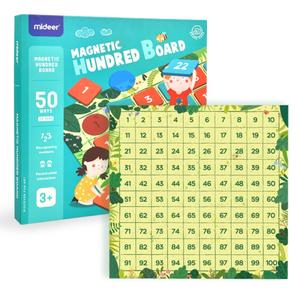 Foto Produk Mideer Magnetic Hundred Board mainan edukasi anak magnet montessori dari mainan anak | cuddlez