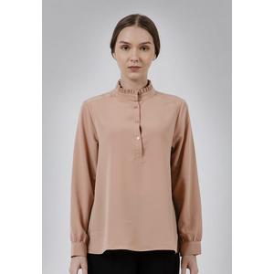 Foto Produk The Executive Loose Blouse 5-BLWKEY120C079 Cream - Cream, L dari The Executive Indonesia