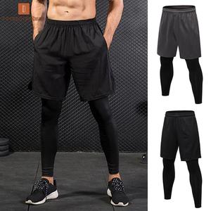 Jual Men Sports Shorts 2 In 1 Training 