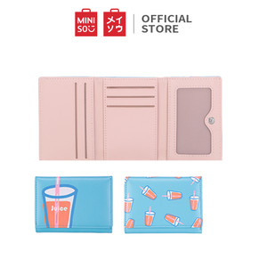 Foto Produk Miniso Dompet lipat tiga jus Juice Trifold Wallet - Random pick dari Miniso Indonesia