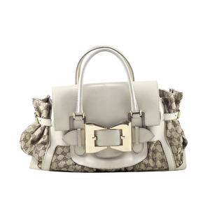 Foto Produk Gucci Queen Bow Tote Bag in Off White I10471C dari SECOND CHANCE