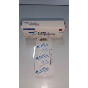 Gambar GENSIA 10MG TAB 30`S 1 STRIP 10 TABLET/ AMLODIPINE / HIPERTENSI dari Apotek Century Duta Jakarta Selatan Tokopedia
