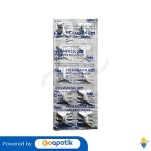 Gambar HEXAVASK 10 MG TABLET STRIP dari Apotek Tiara Surabaya Kota Surabaya Tokopedia