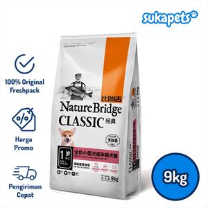 Gambar Nature Bridge Classic Small Breed Adult Dog Food 9kg dari sukapets Jakarta Pusat Tokopedia