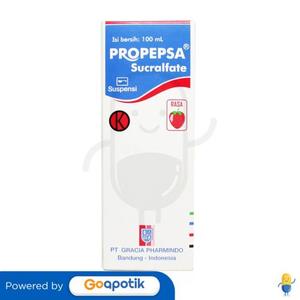 Gambar PROPEPSA SUSPENSI 100 ML dari Apotek Rapha Farma CKR Kab. Bekasi Tokopedia