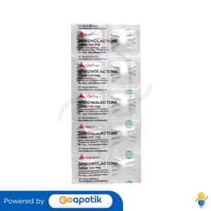 Foto Produk SPIRONOLACTONE OGB DEXA MEDICA 100 MG STRIP 10 TABLET dari Apotek Kosambi