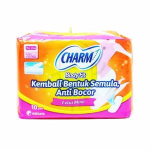 Gambar CHARM BODY FIT EXTRA MAXI NON WING ISI 10 PCS dari Apotek Sari Husada Demak 1 Kab. Demak Tokopedia
