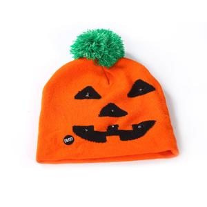 Jual Halloween LED Hat Beanie Knitted 