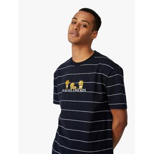 T-Shirt - Navy/VintagWhite/Kakao - TN 