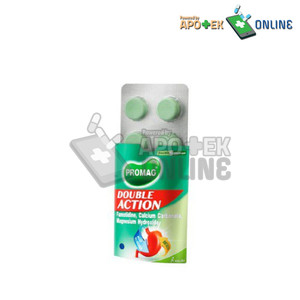 Gambar PROMAG DOUBLE ACTION 6 TABLET /MAAG /MUAL /NYERI LAMBUNG /GASTRITIS dari Apotek Bohar Farma Taman Kab. Sidoarjo Tokopedia