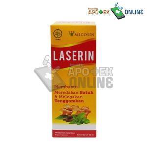 Gambar LASERIN SIRUP 60 ML / OBAT BATUK LASERIN / OBAT BATUK HERBAL dari Apotek Mandiri Gamping Kab. Sleman Tokopedia