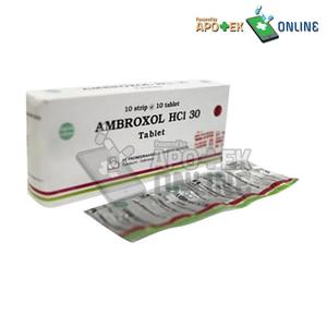 Gambar AMBROXOL 30MG 1 STRIP 10 TABLET/BATUK/PENGENCER DAHAK dari Apotek Syifa Aulia Kota Tangerang Tokopedia