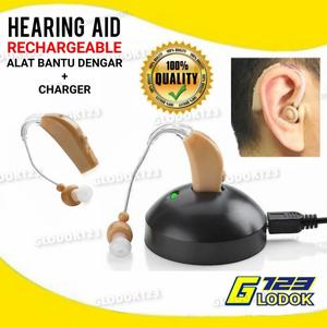 Gambar Alat Bantu Dengar Bisa di Cas Rechargeable Hearing Aid - Tanpa Bubble dari Glodok123 Jakarta Barat Tokopedia