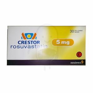 Foto Produk CRESTOR 5 MG BOX 30 TABLET dari Apotek Labora Jaya