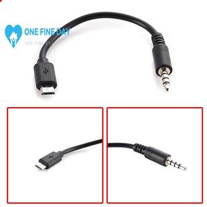 Jual 15cm Micro Usb to 3.5mm Jack Audio 