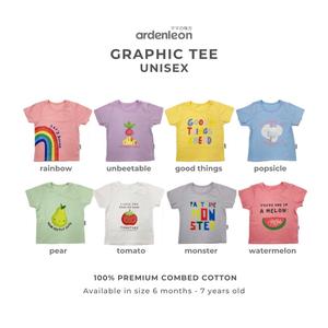 Gambar ARDENLEON Unisex Graphic Tee 1.0 Atasan Anak (6 Mo-4 Yr) - Good Things, S (6-12 Mo) dari ARDENLEON Jakarta Barat Tokopedia