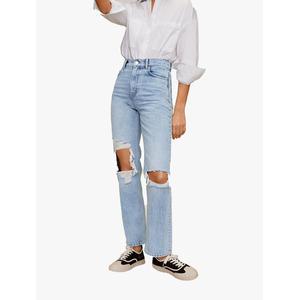 Promo Mango - Celana Jeans Brokens_Med Blue Denim - Med Blue Denim, 32 -  Kab. Bogor - Mango Outlet | Tokopedia