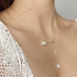Jual Fashion Necklace Boho Rose Flower 