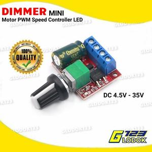 Gambar Dimer Dimmer Mini DC Motor PWM Speed Controller 5A 90W 4.5V-35V LED - Tanpa Bubble dari Glodok123 Jakarta Barat Tokopedia