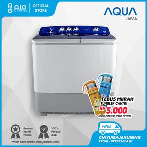 Gambar AQUA - MESIN CUCI 2 TABUNG 20 KG - QW 2070D PROMO GRATIS ONGKIR - 2070D +TUMBLER dari AIO Store. Kota Cirebon Tokopedia