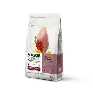 Gambar vigor & sage 2 kg puppy regular goji berry well-being dari F.J. Pet Shop Jakarta Timur Tokopedia