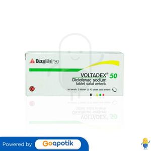 Gambar VOLTADEX 50 MG BOX 50 KAPLET dari Apotek Labora Jaya Jakarta Barat Tokopedia