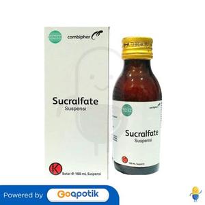 Gambar SUCRALFATE COMBIPHAR SUSPENSI 100 ML dari Apotek Lucky Star Jakut Jakarta Utara Tokopedia