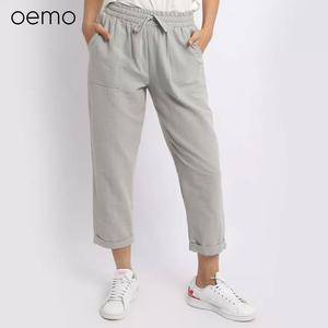 Promo OEMO linen women Jogger Pants 